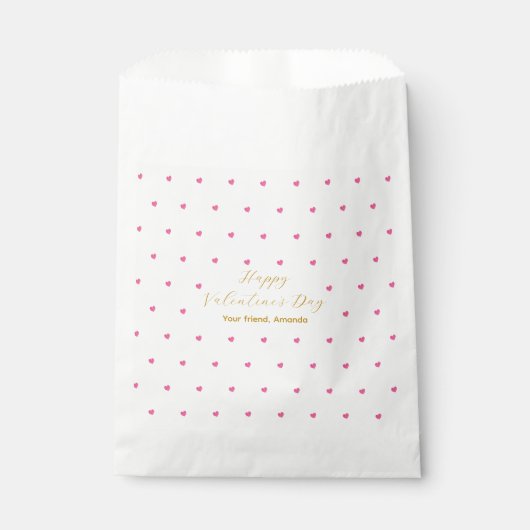 Happy Valentine's Day | Klassenkameraden bevorzuge Geschenktütchen (Vorderseite)