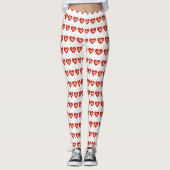 Happy Valentine's Day Leggings (Vorderseite)