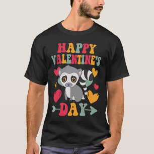 Happy Valentines Day Lemur Liebe T-Shirt