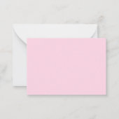 Happy Valentines Day Leopard Karierte Liebe Herz Mitteilungskarte (Rückseite)