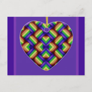 Happy Valentine's Day LGBT Postcard Postkarte