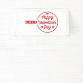 Happy Valentine's Day Liebe 2x1 Vinyl Banner (InSitu)