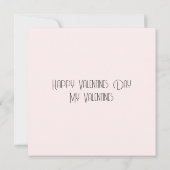 Happy Valentines Day Liebe Cards Karte (Rückseite)