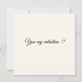 Happy Valentines Day Liebe Cards Karte (Rückseite)