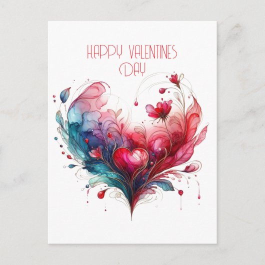Happy Valentines Day Liebe Cards Postkarte (Vorderseite)