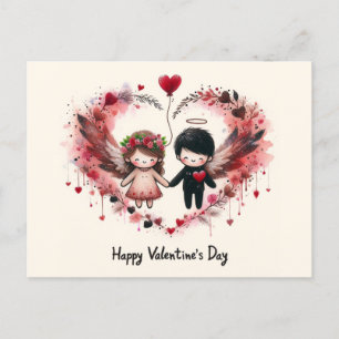 Happy Valentines Day Liebe Cards Postkarte