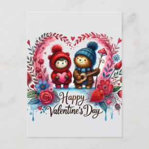 Happy Valentines Day Liebe Cards Postkarte
