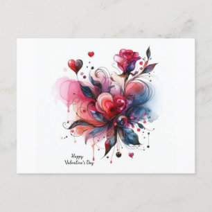 Happy Valentines Day Liebe Cards Postkarte