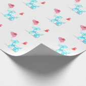 Happy Valentines Day Liebe Geschenkpapier (Ecke)