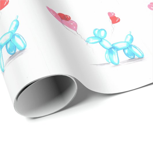 Happy Valentines Day Liebe Geschenkpapier (Rolleneckpunkt)