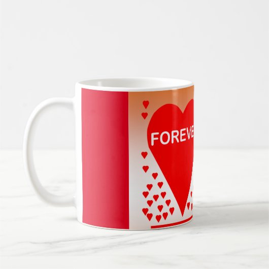 Happy Valentine's Day Liebe Herz Tasse & Heiße Kak (Links)