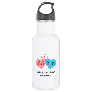 Happy Valentine's Day - Liebe Images Funny Edelstahlflasche