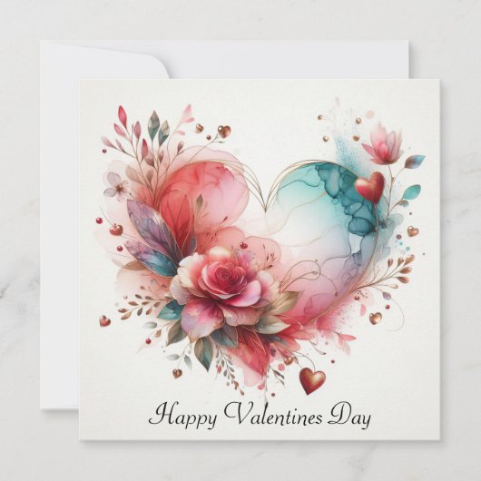 Happy Valentines Day Liebe Karten (Vorderseite)