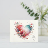 Happy Valentines Day Liebe Karten (Stehend Vorderseite)