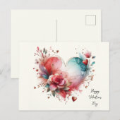 Happy Valentines Day Liebe Karten (Vorne/Hinten)