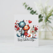 Happy Valentines Day Liebe Karten (Stehend Vorderseite)