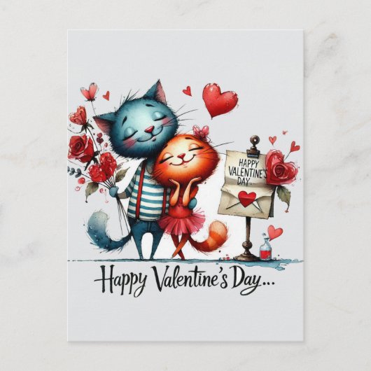 Happy Valentines Day Liebe Karten (Vorderseite)