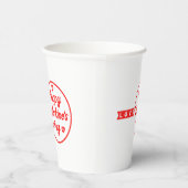 Happy Valentine's Day Liebe Paper Cups Pappbecher (Rechts)