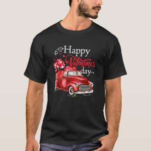 Happy Valentines Day LKW Carry Liebe der Katze Er T-Shirt