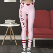 Happy Valentine's Day Love Cute Red Pink DIY Gift Leggings