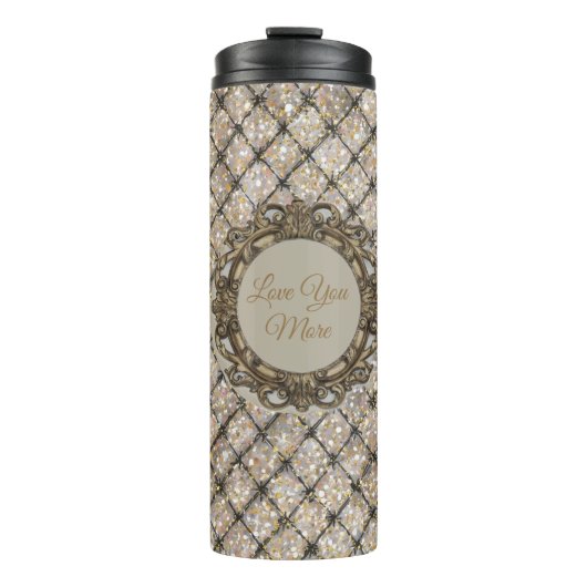 Happy Valentine's Day, Love You More, Thermosbecher (Vorderseite)