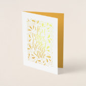 Happy Valentine's Day Luxury Real Foil Card Folienkarte (Vorderseite)