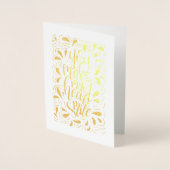 Happy Valentine's Day Luxury Real Foil Card Folienkarte (Vorderseite)