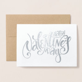 Happy Valentine's Day Luxury Real Foil Card Folienkarte