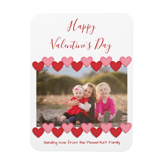Happy Valentines Day Magnet (Vertikal)