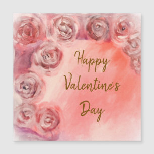 Happy Valentine's Day Magnetkarte