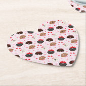 Happy Valentines Day Maltipoo Hunde Untersetzer (angewinkelt)