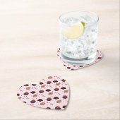 Happy Valentines Day Maltipoo Hunde Untersetzer (Vor Ort)