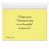 HAPPY VALENTINES DAY MAMA Card (Innenansicht Horizontal (Unten))