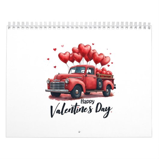 Happy Valentine's Day Matching Paares Outfit Kalender (Titelbild)