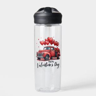 Happy Valentine's Day Matching Paares Outfit Trinkflasche