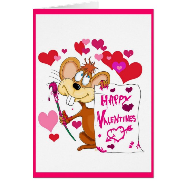 Happy Valentines Day Maus (Vorne)
