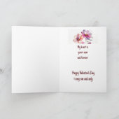 Happy Valentine's Day Mein Herz ist deins Karte (Innenseite)