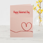 Happy Valentine's Day Mein Herz ist deins Karte (Gelbe Blume)