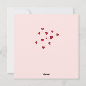 Happy Valentine's Day Meine Liebe Feiertagskarte (Rückseite)