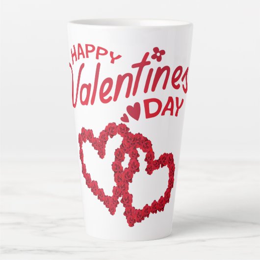 Happy Valentine's Day   Milchtasse (Vorderseite)