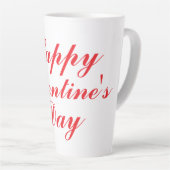 Happy Valentine's Day Milchtasse (Rechte Ecke)