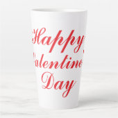 Happy Valentine's Day Milchtasse (Vorderseite)