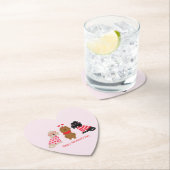 Happy Valentines Day Mini Goldendoodle Hunde Untersetzer (Vor Ort)