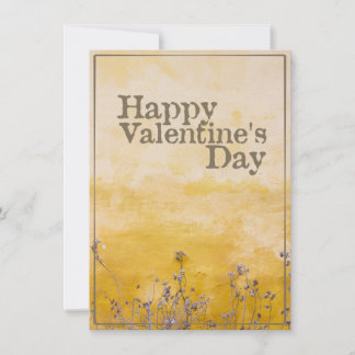 Happy Valentine's Day mit Vintager Blume Meadow