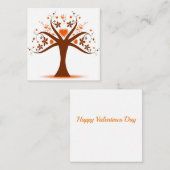 Happy Valentines Day Mitteilungskarte (Vorne/Hinten)