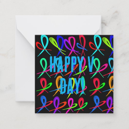 Happy Valentine's Day Mitteilungskarte (Vorderseite)