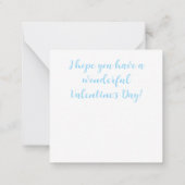 Happy Valentine's Day Mitteilungskarte (Rückseite)