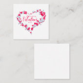 Happy Valentine's Day Mitteilungskarte (Vorne/Hinten)