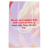 Happy Valentine's Day Mittlere Geschenktüte (Rückseite)