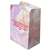 Happy Valentine's Day Mittlere Geschenktüte (Rückseite Schrägansicht)